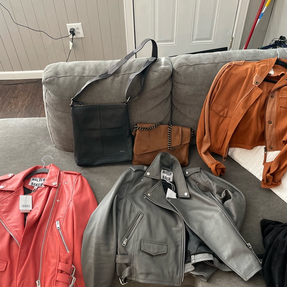 Women’s brand new Walter Baker genuine leather coats